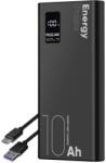 OBAL:ME EnergyPulse hordozható töltő 10000mAh 22.5W fekete - ipon