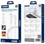 Jellico kábel B24 USB-C - Lightning PD 30W 1M Fehér