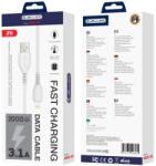 Jellico kábel KDS-32 Lightning USB 3.1A 2M Fehér