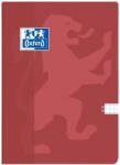 OXFORD Caiet Oxford A5, 48 file, 80g/mp, matematica, Motiv touch trend, Burgundi (400200257/BURGUNDI)