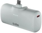 SBS EcoPower 5000 mAh 10W Powerbank beépített USB-C porttal - Szürke