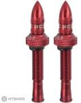 KCNC Tubeless Alloy tubeless szelepek, 38 mm, piros