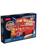 CubicFun 3D puzzle játék 161 darabos Emeletes busz LED világítással (6944588205386)