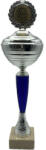  Trofeu darts, talpa marmura, argintiu, albastru cu tinta darts, inaltime 32 cm (GPE152A)