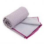 Bodhi GRIP2 jógatörölköző Bi-color - Grey Aubergine - Bodhi