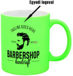 Bestsub Prémium logózott, fényképes neon bögre, egyedi grafikával 350 ml neon zöld (EU-B11WXL)