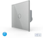 LIVOLO Intrerupator Simplu Cap Scara / Cruce cu Dimmer cu Touch LIVOLO din Sticla - Protocol ZigBee EC Gri (VL-FC1SD1Z2-2G-2I)