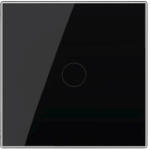 LIVOLO Intrerupator Simplu cu Touch LIVOLO din Sticla - Protocol ZigBee EC Negru (VL-FC1Z2-2G-2B)