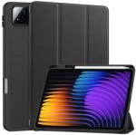 Gigapack Xiaomi Pad 8 Pro / Pad 8 / Pad 7 Pro GIGAPACK Tok álló, bőr hatású aktív FLIP, ceruza tartó, FEKETE GP-168359 (GP-168359)