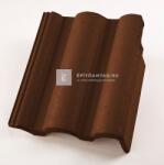 Leier újház Toscana Lux Matt szegélycserép jobb, barna (642898)