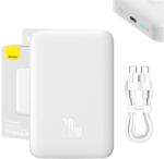 Baseus PPCX070002 Magnetic Mini 10000mAh fehér powerbank (PPCX070002) - pcx