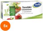Stella Set 5 x 16 Pungi Alimentare cu Fermoar, Stella, 1.5 l (ROC-5xSPMSTPU031)