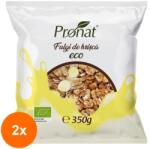 Pronat Foil Pack Set 2 x Fulgi de Hrisca BIO, 350 g, Pronat