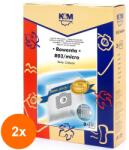 K&M Set 2 x 3 Sac Aspirator Rowenta ZR814, Sintetic, K&M (TIV-2xDUSTBAG-R03-SYN-K&M)