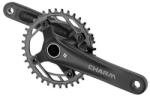 Prowheel Charm FD04-S-TT integrált tengelyes MTB hajtómű, 32T, 1x10-11s, 175 mm, középcsapággyal, fekete