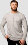 GymBeam Basic hosszú ujjú férfi póló Grey XXXL