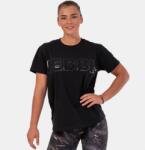 NEBBIA Women‘s T-shirt Invisible Logo Black XS
