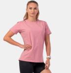 NEBBIA Women‘s T-shirt Invisible Logo Old Rose M