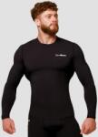 GymBeam Mid kompressziós hosszú ujjú póló Black L