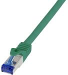 LogiLink Patch cable Cat. 6A S/FTP Ultraflex 3P/GHMT certified, green 20m (C6A115S)