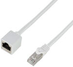 LogiLink Patch kábelhosszabbító prémium, Cat. 6A, S/FTP, fehér, 10 m (CQX091S)