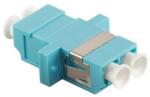 LogiLink Fibre Adapter LC Duplex MM, aqua, with flange (FA02LC3)