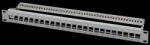 LogiLink 19" Patch panel 24 keystone csatlakozóhoz, hátsó kábelkezelővel (NK4057)