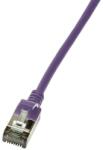 LogiLink Patch cable Cat. 6A STP TPE SlimLine violet 0, 3m (CQ9019S)