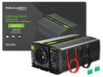 Qoltec Monolith tiszta szinuszhullámos inverter | 12V - 230V | 300/600W (QC-51932)