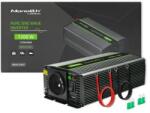 Qoltec Monolith Tiszta szinuszos inverter | 600W | 1200W | 24V-ról 230V-ra (QC-51937)