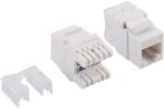 LogiLink Keystone Jack Cat. 6 UTP 180 Punch down, white (NK4005)
