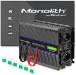Qoltec Monolith módosított szinuszhullámos inverter 3000 | 12V - 230V | 1500/3000W | USB (QC-51927)