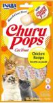 Inaba Foods Cat Churu Pops baton de recompensă pentru pisici (pui) (24 pachete | 24 x [4 x 15 g])