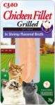 Inaba Foods Cat file de pui la grătar în supă de creveți - Din pui crescuți la fermă (30 csomag ~ 30 x 25 g) 750 g