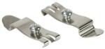 LogiLink DIN-Rail mounting brackets, stainless steel, 2pcs. (MP0049)