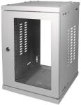 LogiLink 10" Wallmount Cabinet SoHo, 08U, grey (W09Z33G)