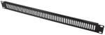 LogiLink 19" Blank Panel 1U, perforated, black (PN111B)