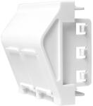 LogiLink French Face Plate 45 type, 45*45 mm, 2 Port, white (NF0012)