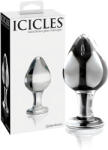 Icicles No. 25 - анален плъг стъклен конус прозрачен - desirel
