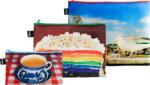 LOQI Saszetki Museum Martin Parr Seagulls, Real Food and England, din material reciclat, 3 buc (ZP.MP)