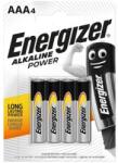 Energizer Elem, AAA mikro, 4 db, ENERGIZER "Alkaline Power (E300132607/E300132603) - nyomtassingyen