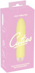  Cuties Mini Yellow - akkus, szilikon rúdvibrátor (sárga)