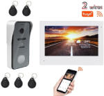 Flexidoor WiFi-s 7 colos 2 VEZETÉKES érintőképernyős kaputelefon SZETT. Kártyaolvasó. FlexiDoor. FD-703208