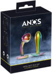 Anos Metal Rainbow - set de dopuri anale metalice (2 piese)