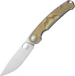 MKM ECLIPSE - MAGNACUT SATIN bld - Cadru Ti, ULTEM OVERLAY Linerlock MK EL-USW
