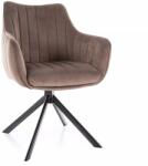 SIGNAL MEBLE Szék AZALIA VELVET | cappuccino (AZALIAVCCA)