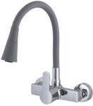 Gamma Flex 3000 konyhai FALI csaptelep szürke-króm, beépíthető (5907558299632)