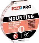 TESA Szalag tesa® Mounting PRO, szerelő, tapétákhoz és vakolatokhoz, ragasztó, 19 mm, Hossz: 5 m
