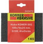 Konner Abrasive Szivacs KONNER S92, 100 x 70 x 25 mm, G060, AluOxide, dörzsszivacs