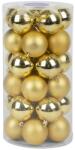 MagicHome Gömbök MagicHome Karácsony, 30 db, arany, vegyes, karácsonyfára, 6 cm